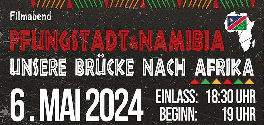 Pfungstadt - Namibia: Unsere Brücke nach Afrika Veranstaltungs-Plakat