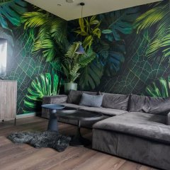 Smart Home der Firma ebork GmbH in Eschollbrücken eröffnet Wohnzimmer eines Apartments