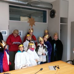 Sternsinger zu Besuch beim Bürgermeister Sternsinger zu Besuch beim Bürgermeister