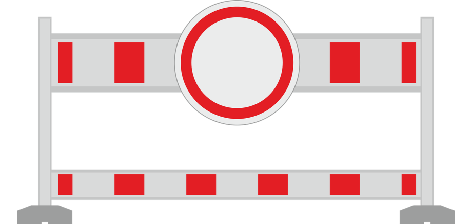Straßensperre Straßensperre