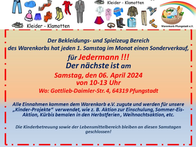 Plakat Warenkorb e. V. Plakat Warenkorb e. V.