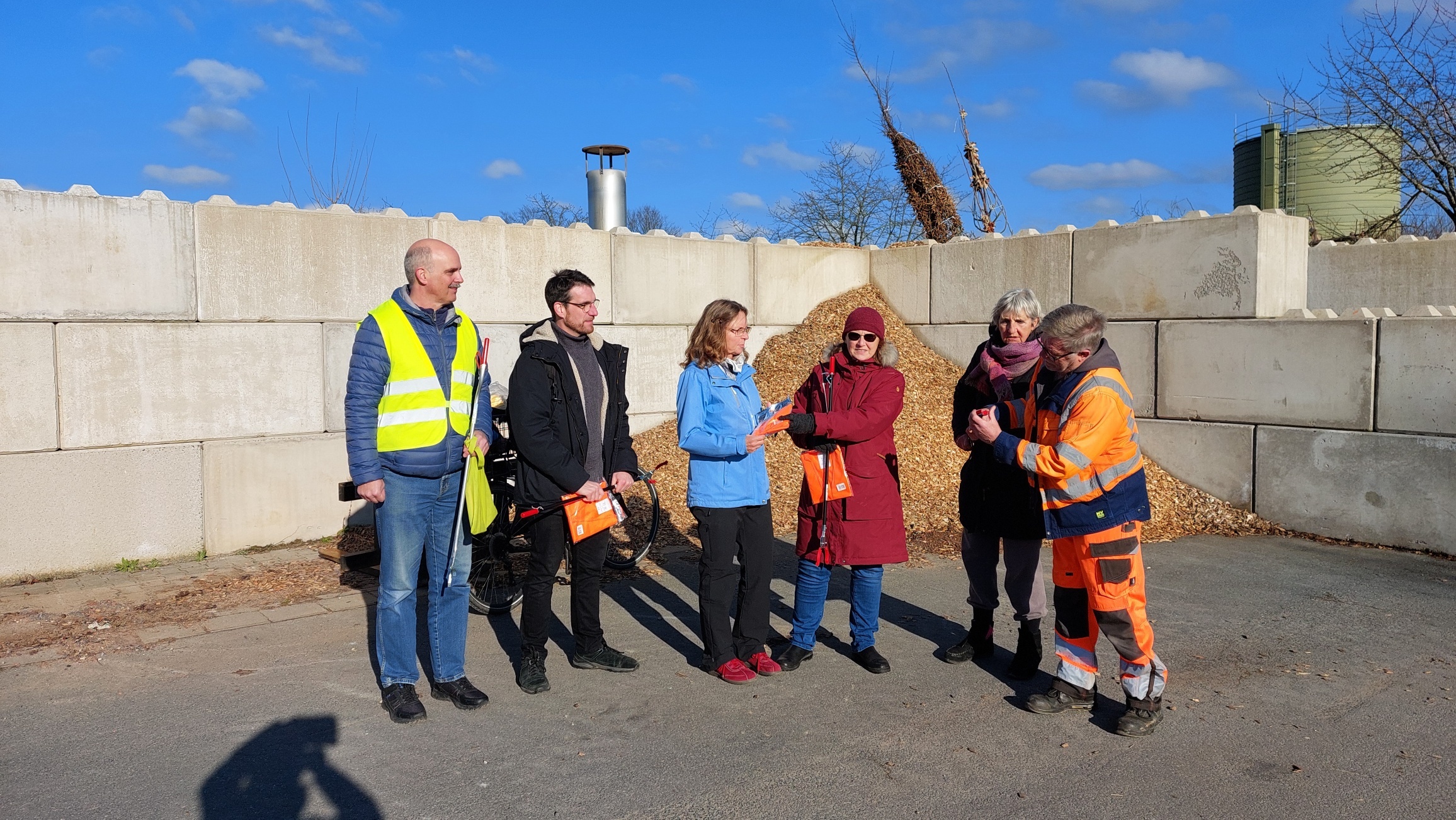 Umweltpaten auf dem Betriebshof