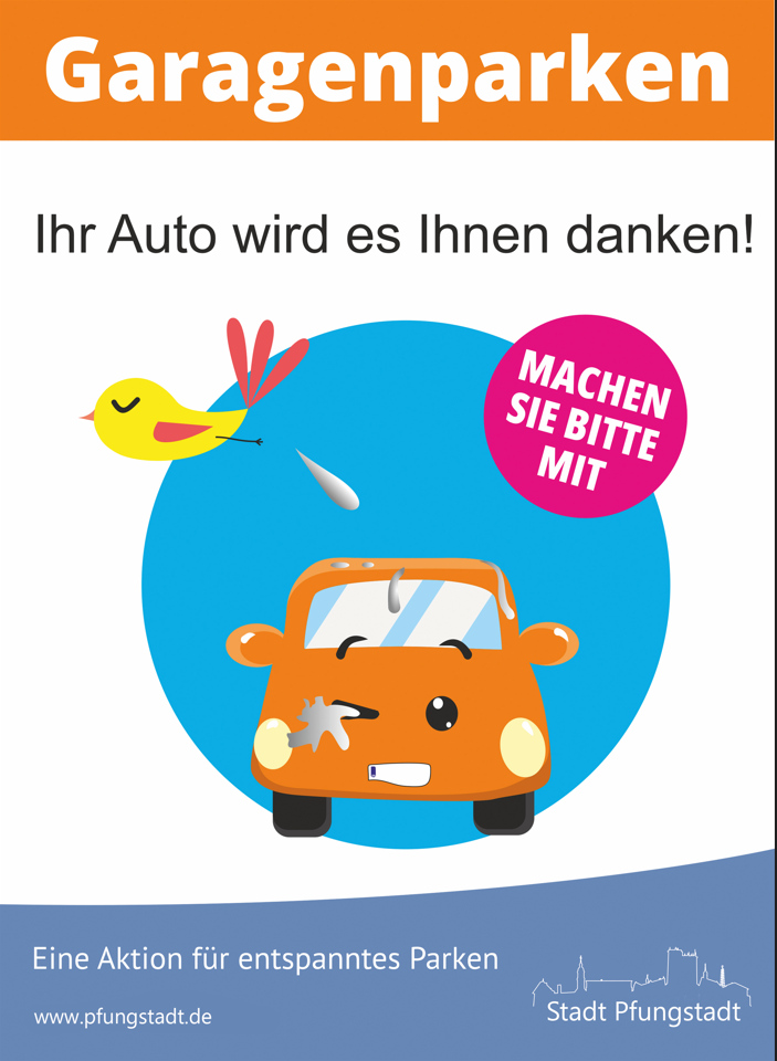 Plakat Kampagne Garagenparken