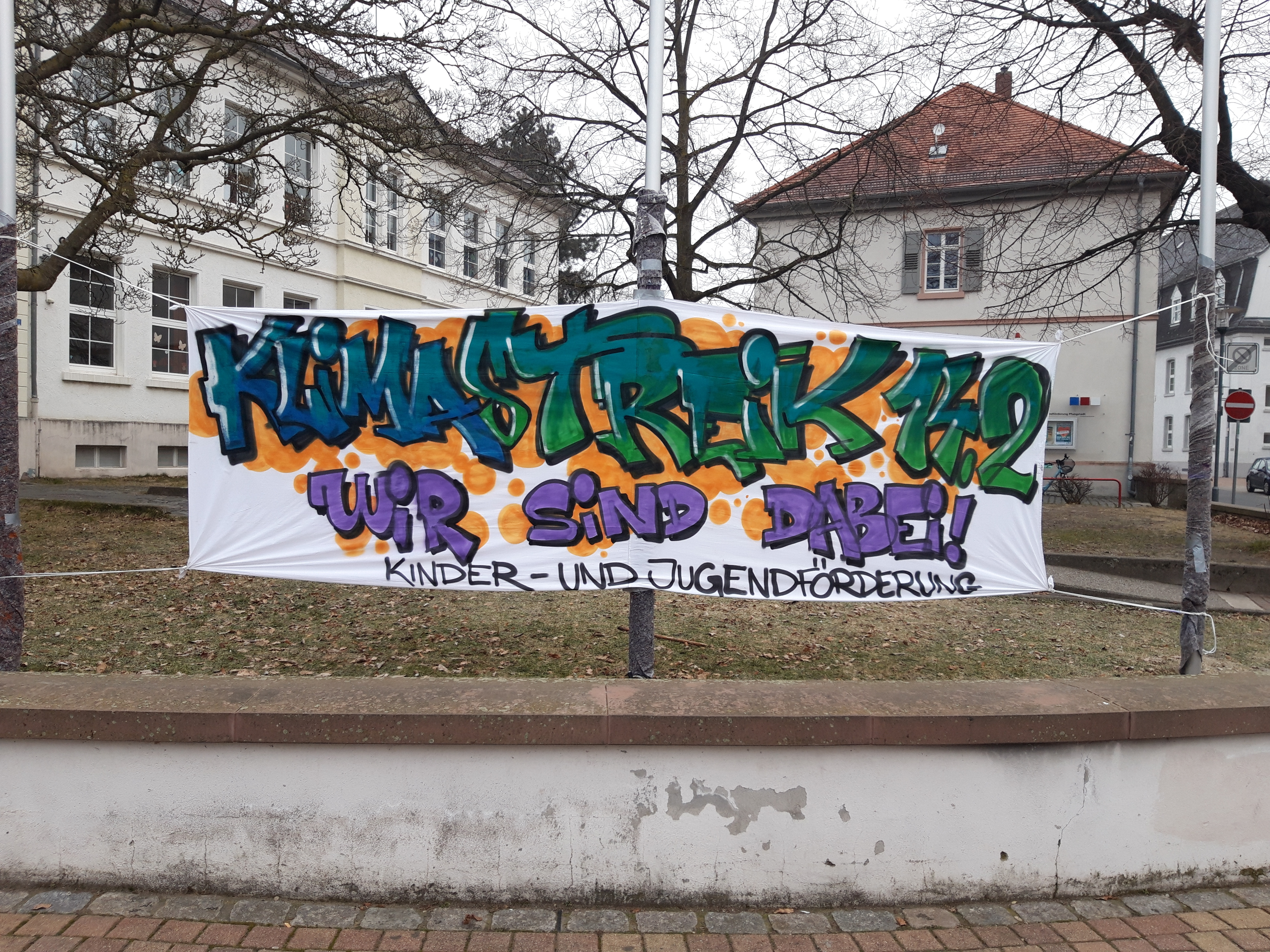 Transparent mit Graffiti 