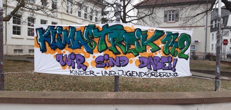 Transparent mit Graffiti 
