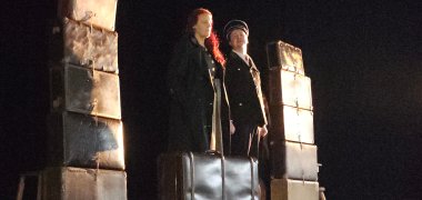Theaterstück, Bühne mit Schauspielern