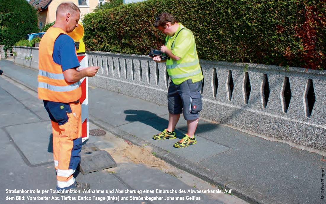 Digitale Straßenkontrolle in Pfungstadt