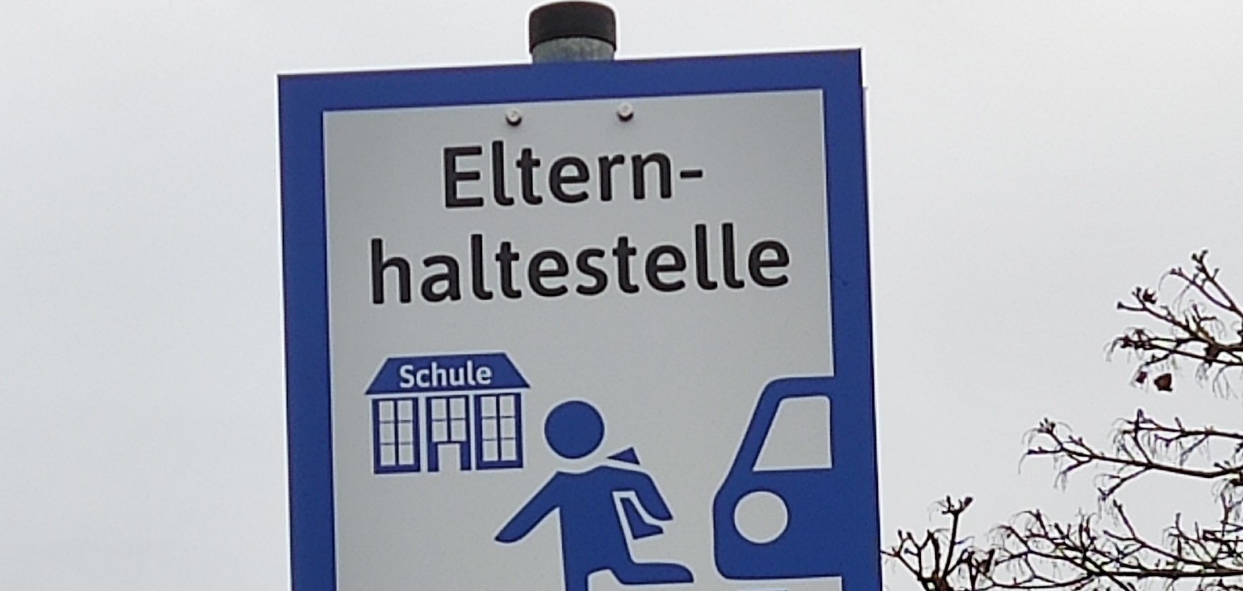 Schild Elternhaltestelle