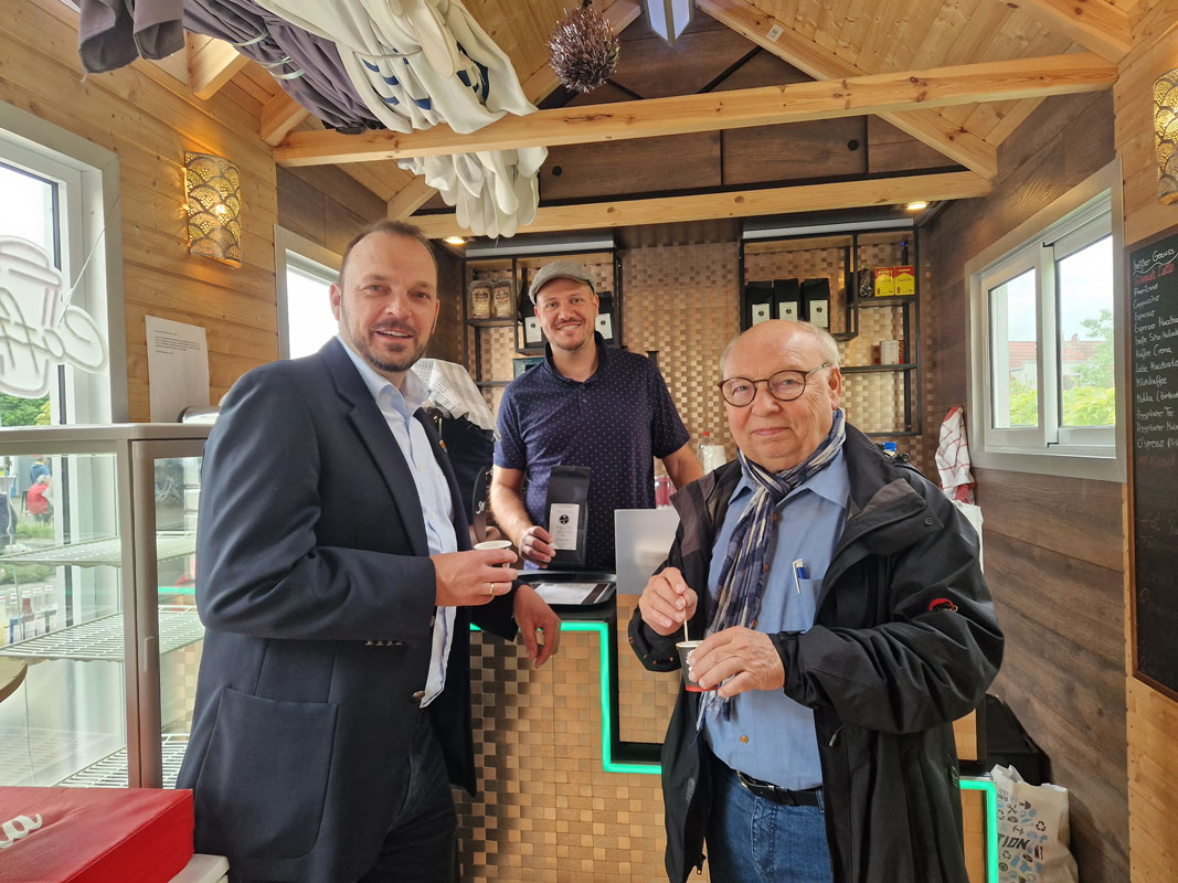 Eindrücke vom Eröffnungstag des ersten Pfungstädter Naschmarkts