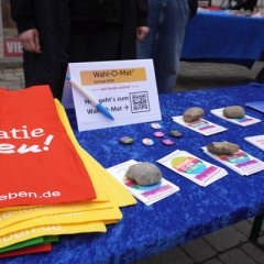 Eindrücke vom Eröffnungstag des ersten Pfungstädter Naschmarkts