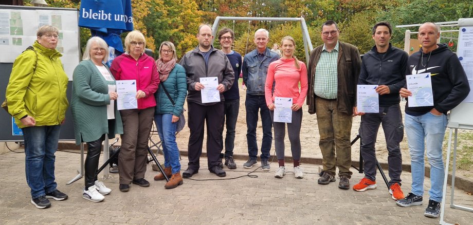 Gruppenbild Teilnehmer Stadtradeln 2024