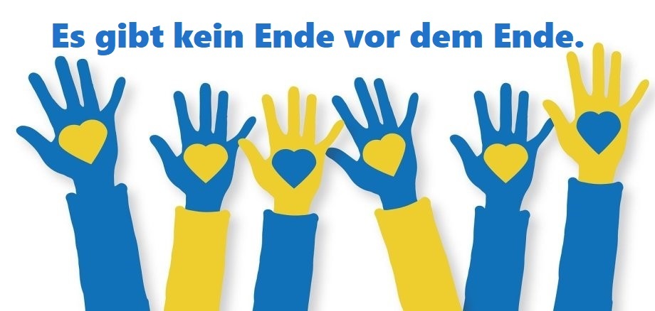 Plakat: Es gibt kein Ende vor dem Ende.