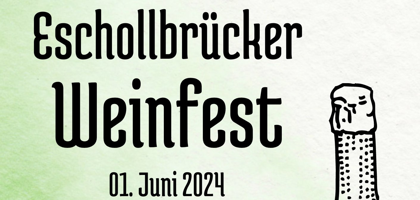 Plakat Eschollbrücker Weinfest