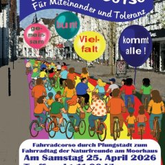 Fahrradtag 2026 am Moorhaus Plakat Fahrrad-Corso