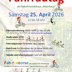 Fahrradtag 2026 am Moorhaus Plakat Fahrradtag 2026 am Moorhaus