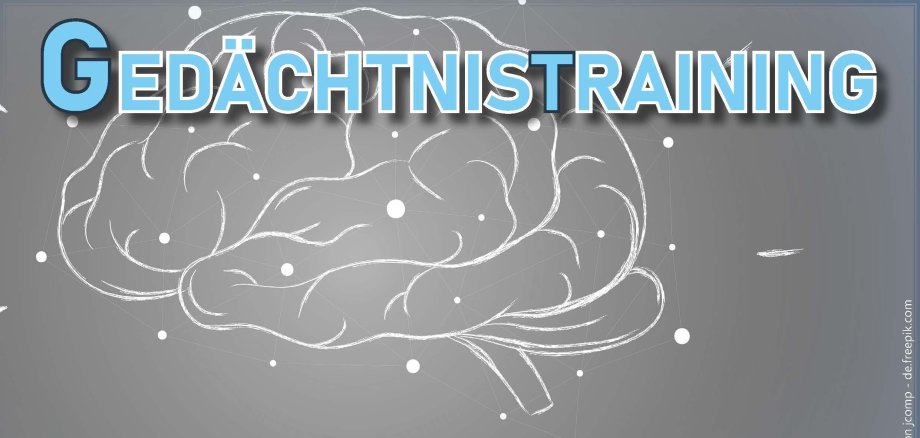 Plakat: Hand, Gehirn, Gedächtnis, Training