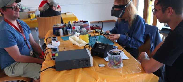 Großer Andrang beim ersten Repair-Café in Pfungstadt-Eschollbrücken nach den Sommerferien Repai-Café