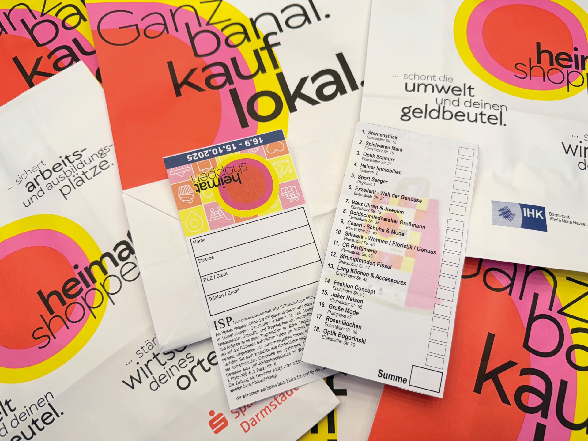 Flyer Heimat Shoppen 2025