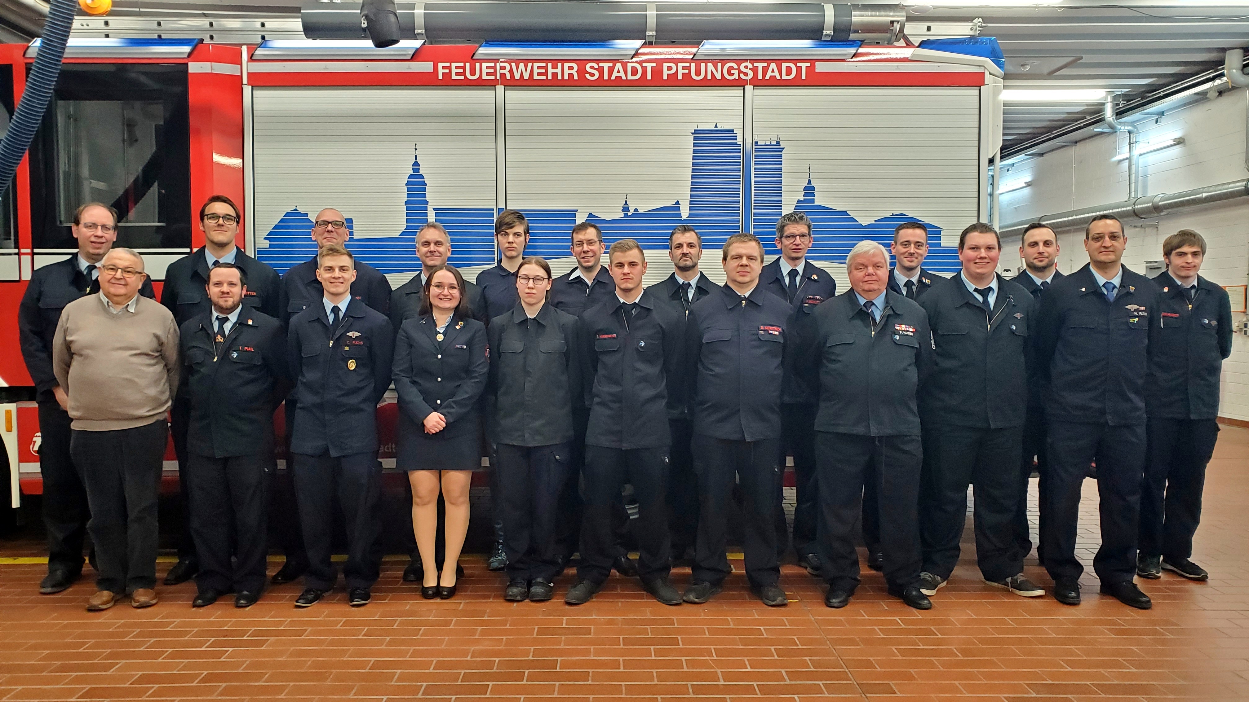 Gruppenfoto Feuerwehr Pfungstadt 