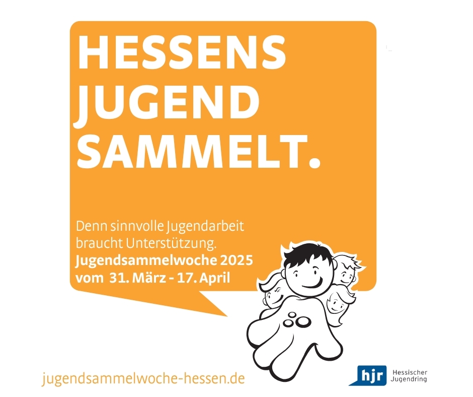 Logo Hessens Jugend sammelt
