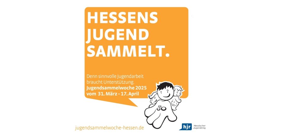 Logo Hessens Jugend sammelt