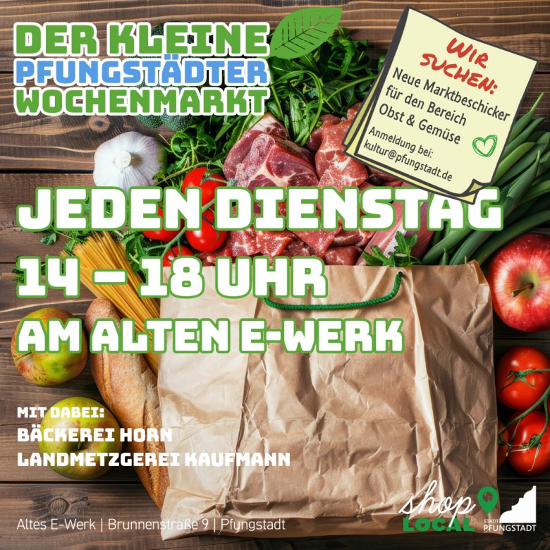Flyer Kleiner Wochenmarkt