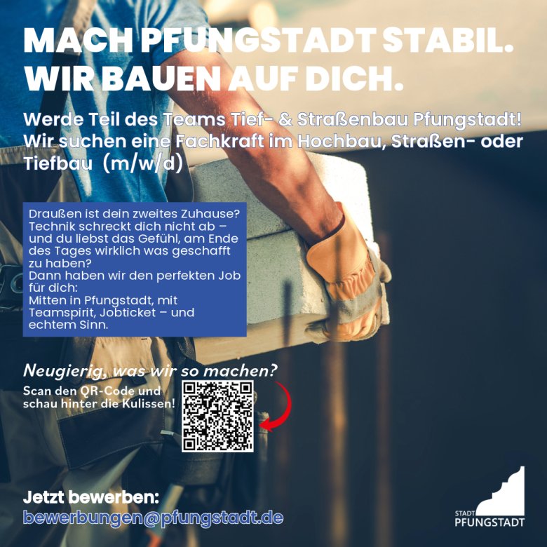 Jobangebot Tiefbau
