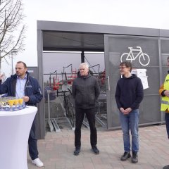 Offizielle Eröffnung der Fahrrad-Schließanlage am Bahnhof Pfungstadt 