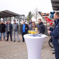 Offizielle Eröffnung der Fahrrad-Schließanlage am Bahnhof Pfungstadt 