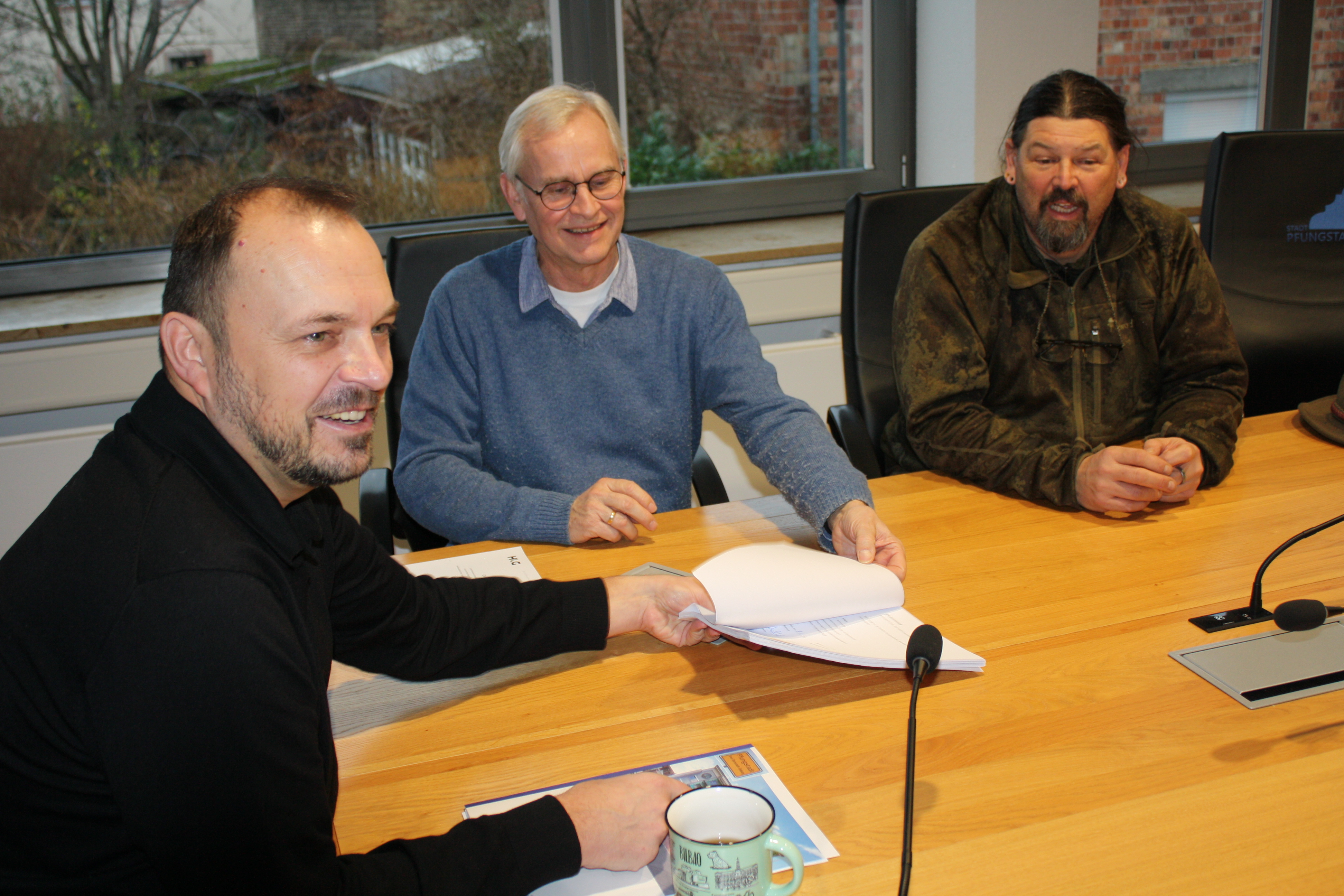 Unterschreiben des Vertrages