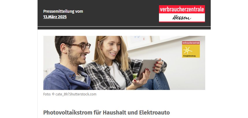 Veranstaltung der Verbraucherzentrale Hessen