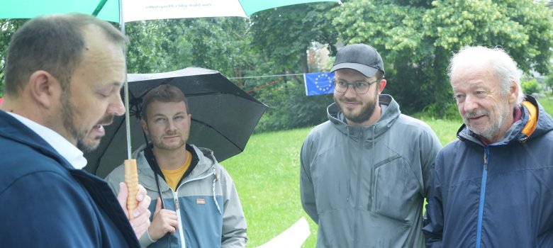 Bürgermeister im Gespräch