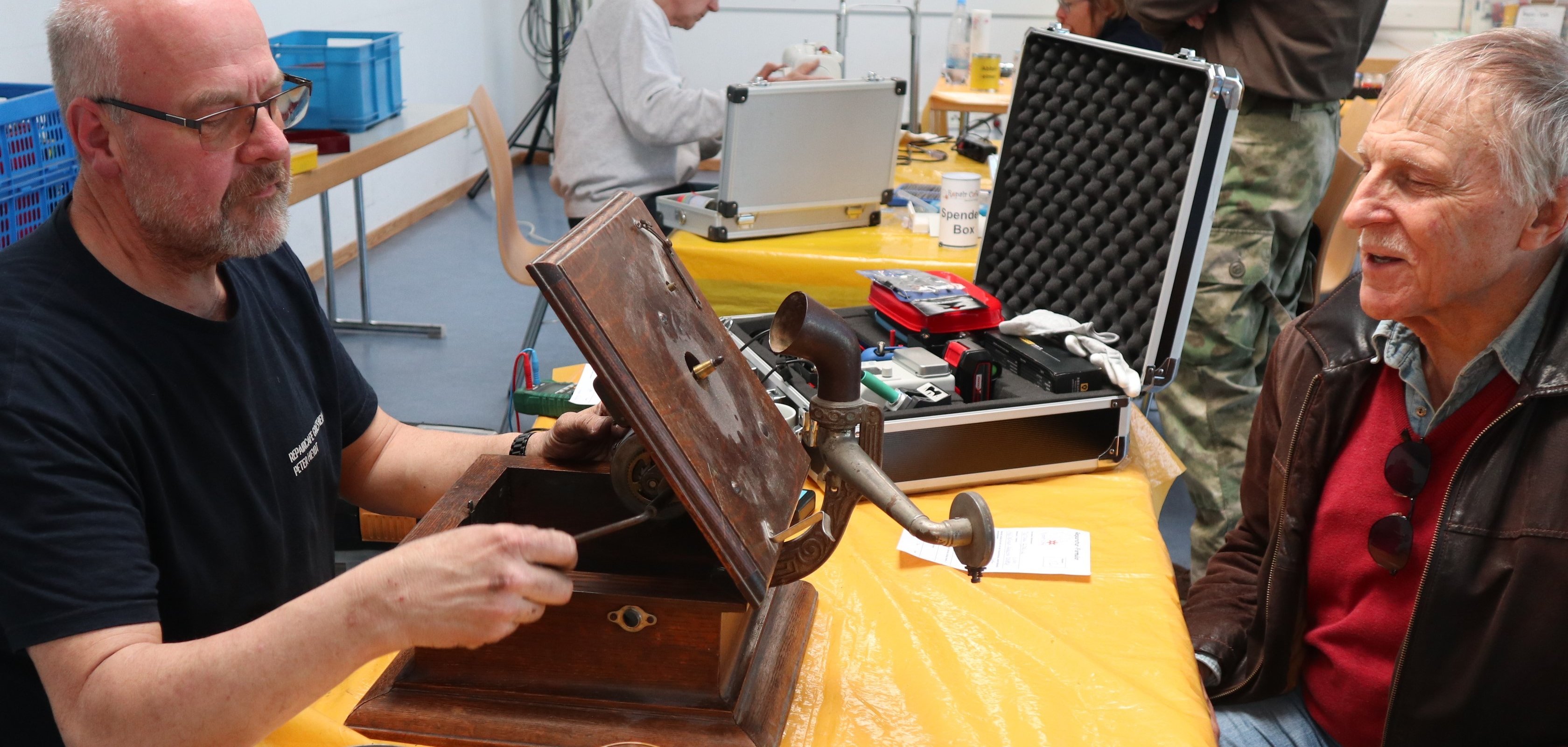 Arbeiten im Repair-Café