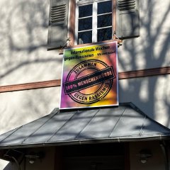 Schild Menschenwürde