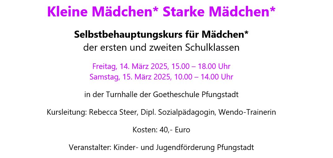 Bild mit Veranstaltungsankündigung