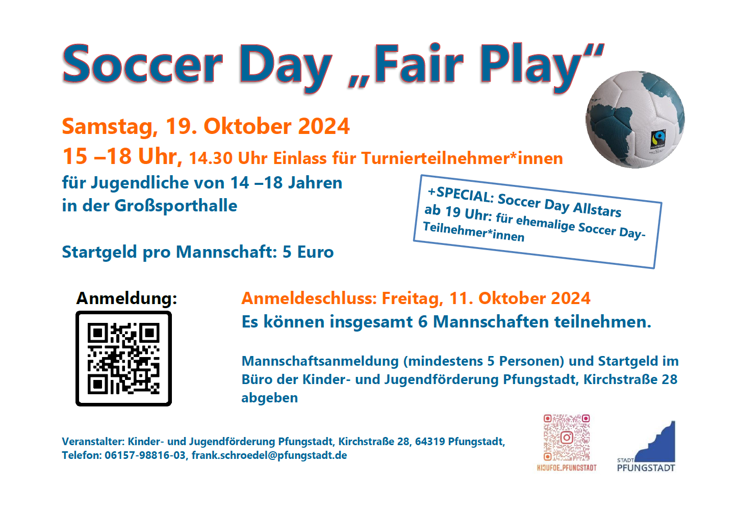 Plakat Soccer Day