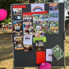 Infostand "Pfungstadt ist bunt" beim Phungo-Festival
