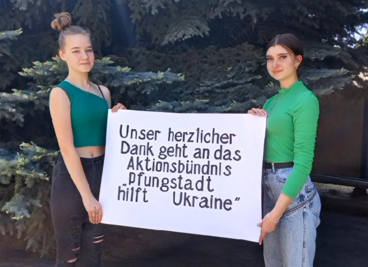 Spenden des Aktionsbündnisses „Pfungstadt hilft der Ukraine“ 