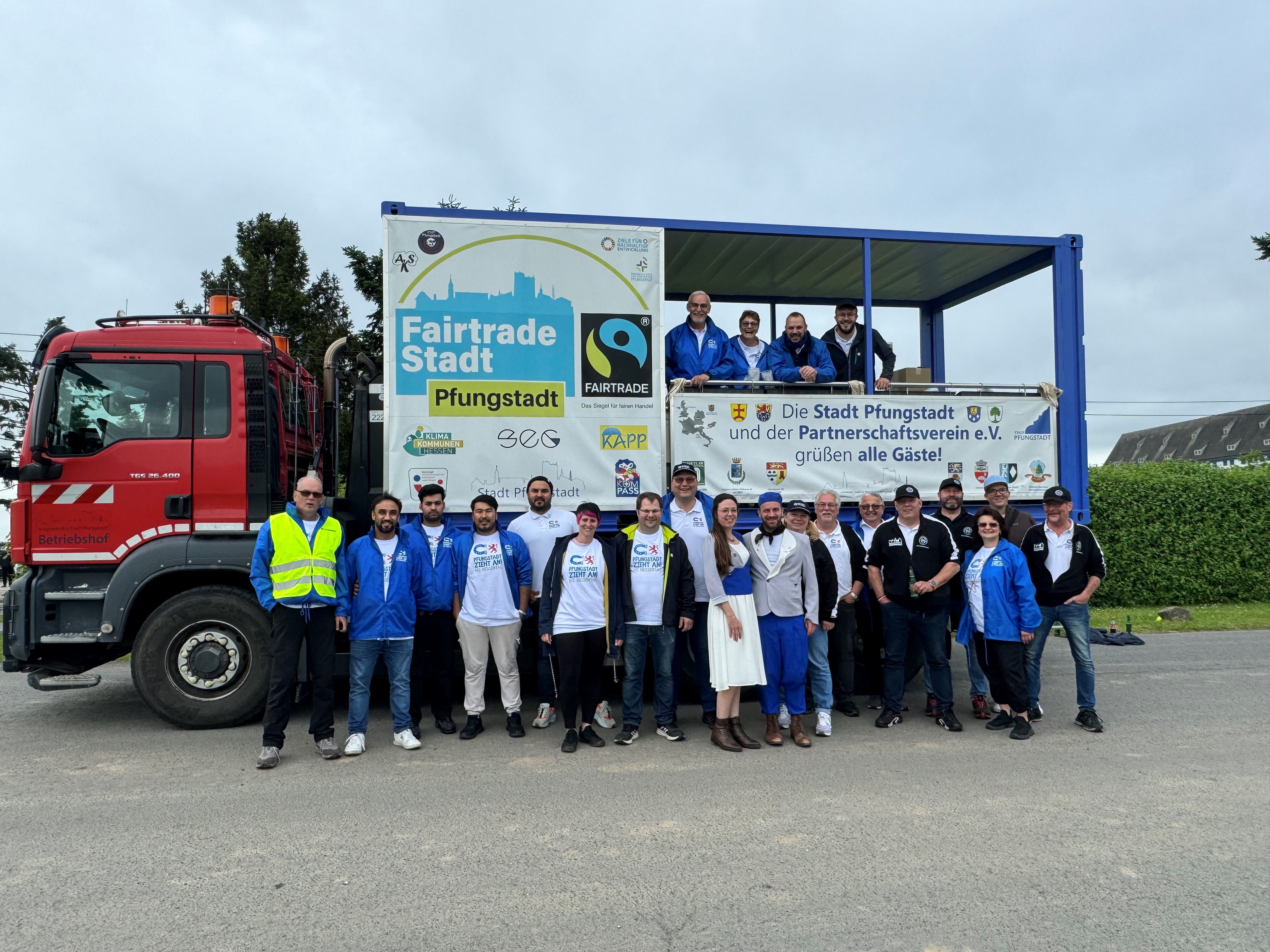 Stadt Pfungstadt präsentiert sich beim 61. Hessentagsfestzug in Fritzlar