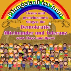 Plakat Singen für Demokratie