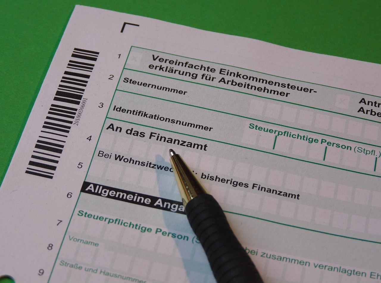 Steuererklärung Vordruck