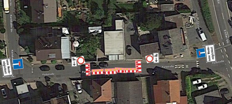 Straßensperrung Straßensperrung