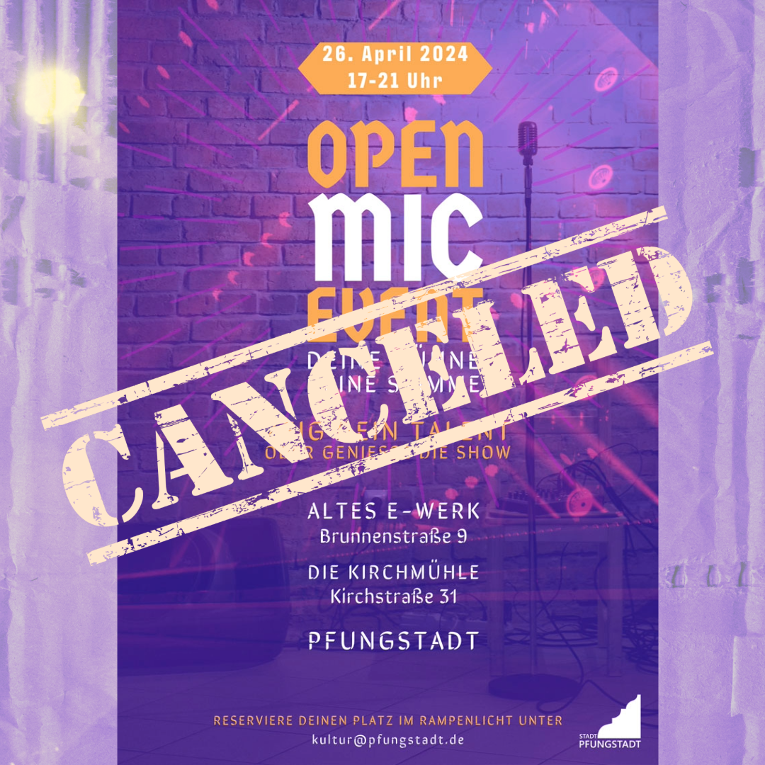 Veranstaltungsplakat