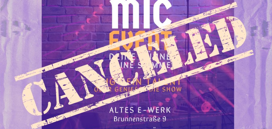 Veranstaltungsplakat