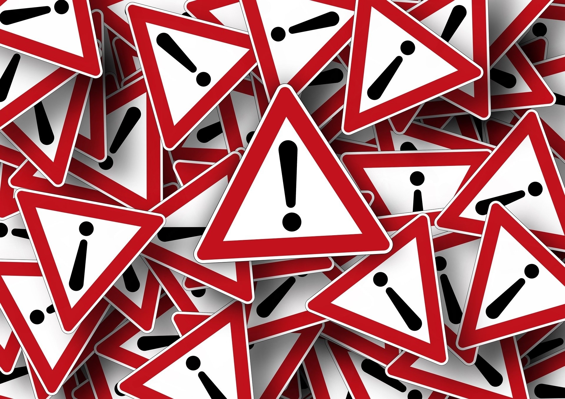 Verkehrsschild Achtung