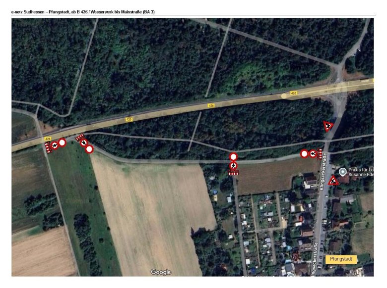 Baustellenplan / Luftbild