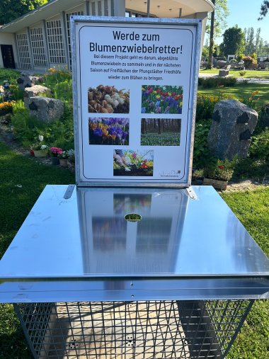 Werde Blumenzwiebelretter