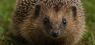 Ein Igel in seinem natürlichen Lebensraum