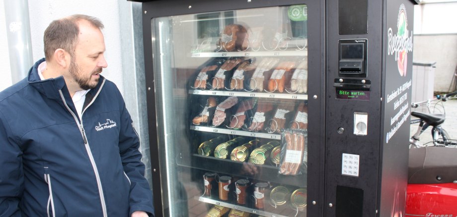 Besuch am Wurstautomat