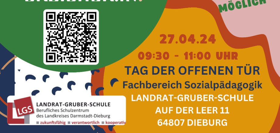 Tag der offenen Tür! Veranstaltungsplakat